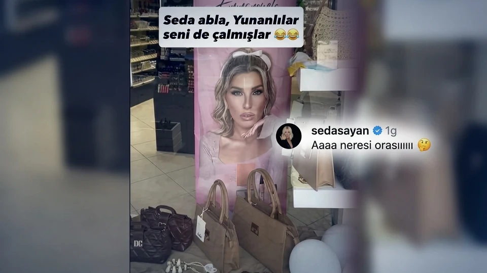 Önce Neşet Ertaş şimdi de Seda Sayan! Yunanistan’daki görüntüyü gören Türk turist şoke oldu: ‘Seni de çalmışlar abla’